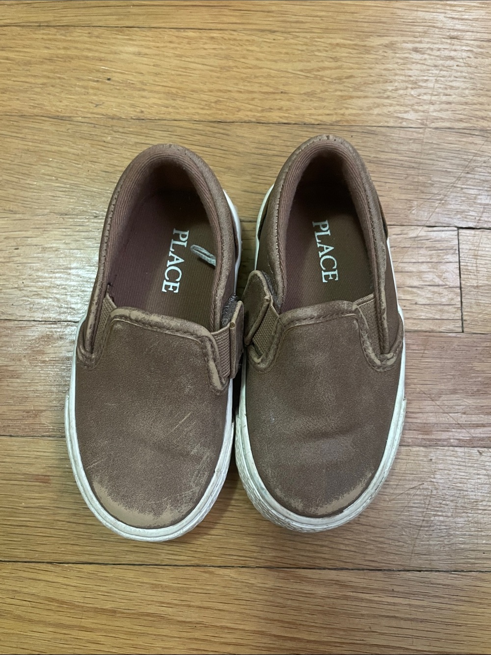 The Children's Place Brown Slip-On Canvas Kids Shoes